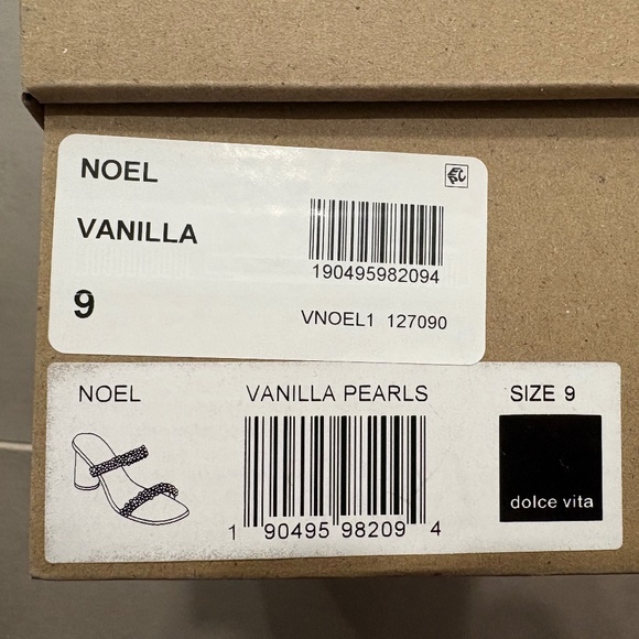 Dolce Vita Noel Heels Vanilla Pearls - Picture 12 of 12